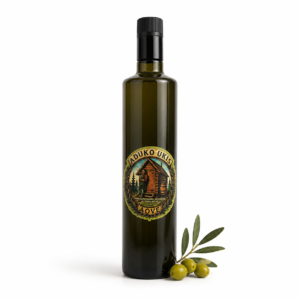 Aduko Ūkis AOVE pirmo šalto spaudimo nefiltruotas alyvuogių aliejus 0.5l butelis