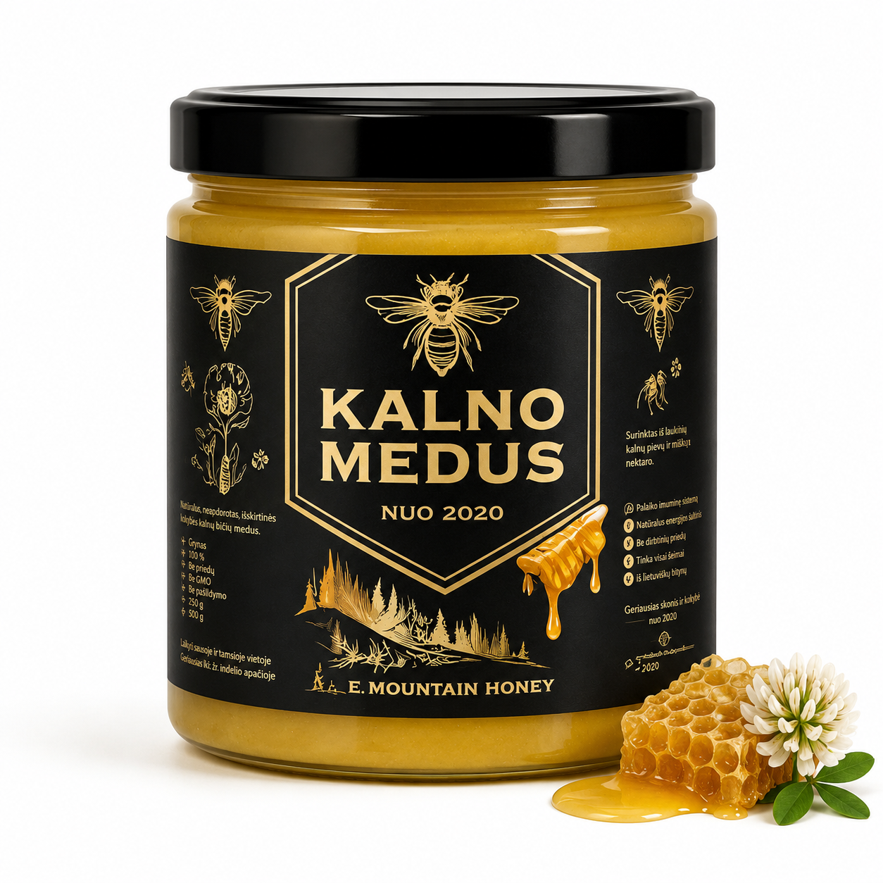 Aduko Ūkis Kalno medus 1kg