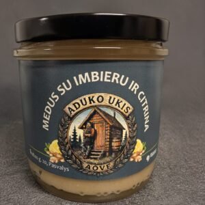 Aduko Ukio medus su liofilizuotu imbieru ir citrina