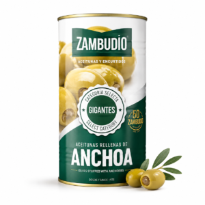 Ančiuviais įdarytos alyvuogės 1.6 kg