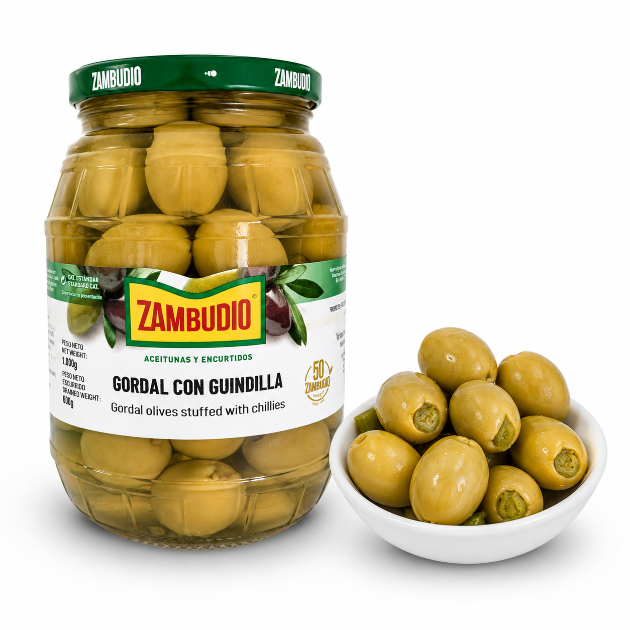 Alyvuogės įdarytos jalapenais (aštrios)
