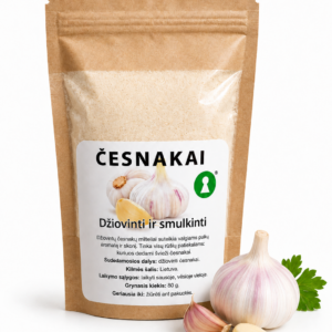 Džiovinti ir smulkinti česnakai 80 g
